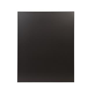 Plaque Murale Unie Noire L75 H100
