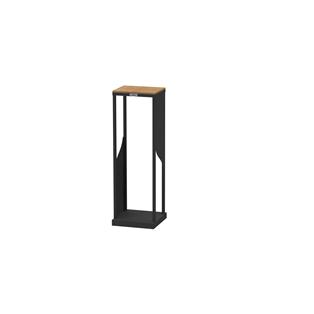 Spiral straight Log Rack Black