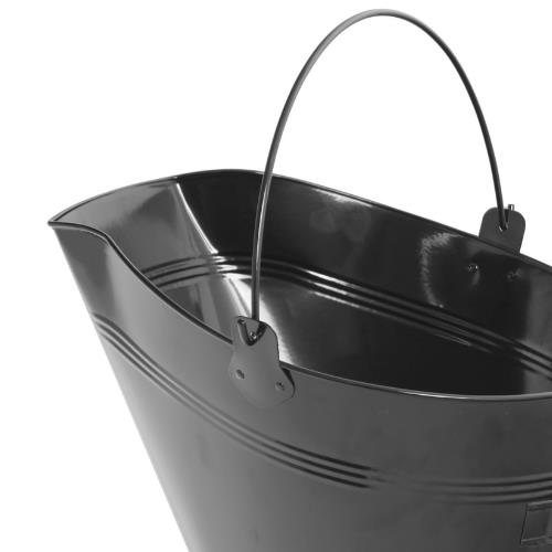 Lacquered Ash Bucket Black