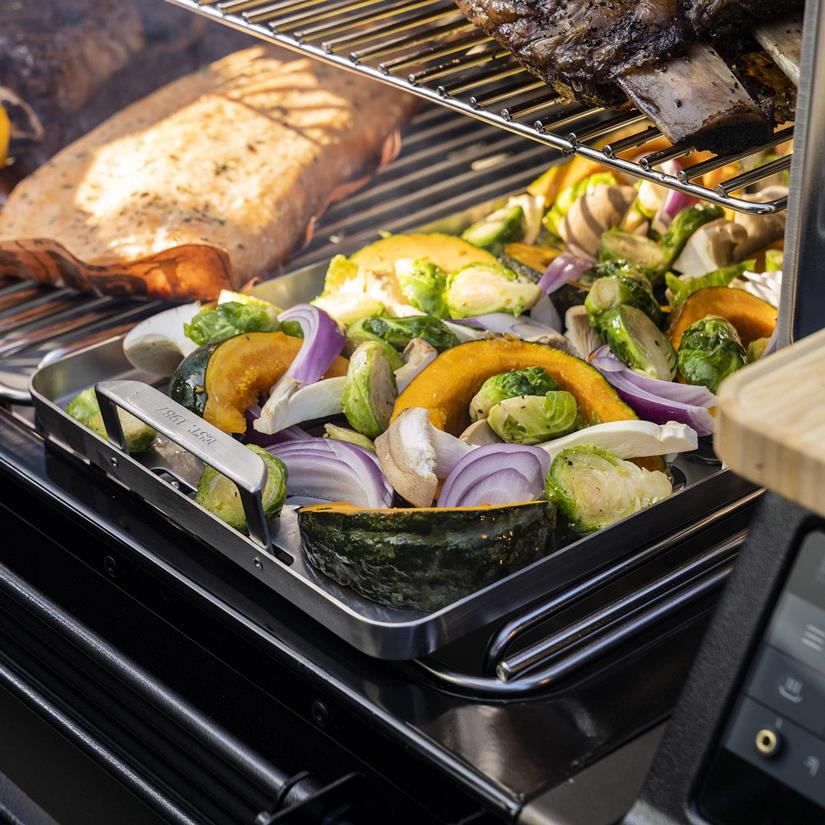 Plaque De Cuisson En Inox Pour Poisson Et Légumes