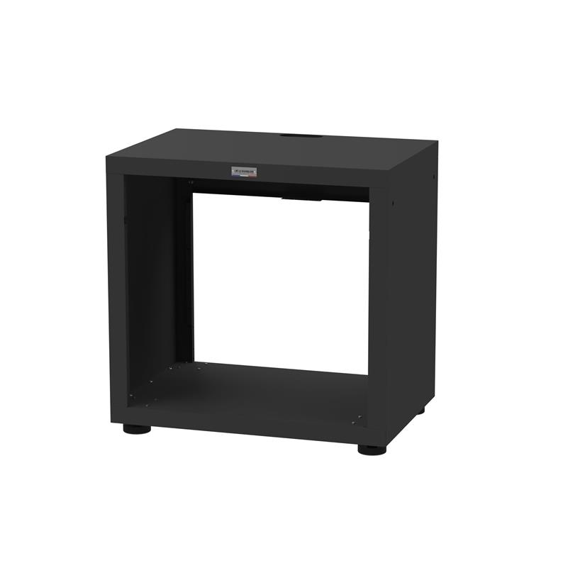 Meuble Barbecue Ouvert, 80 X 55 cm Noir