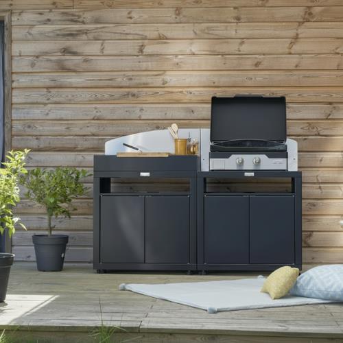 Credence Courbe Gauche Inox