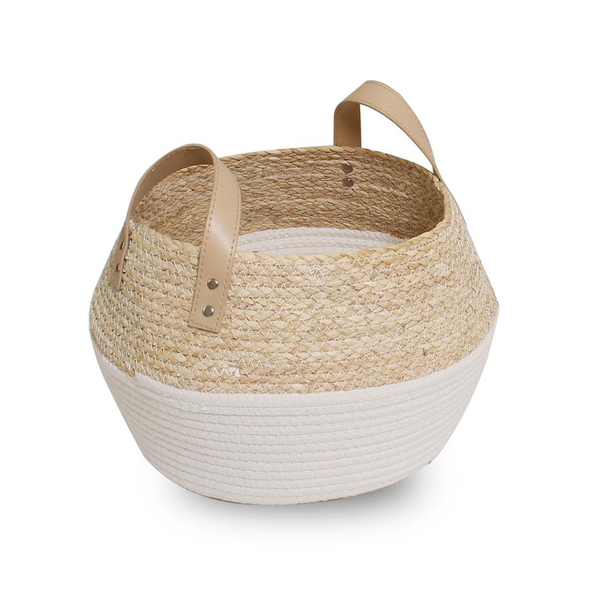 Log and Pellet Basket Natura Two-Tone