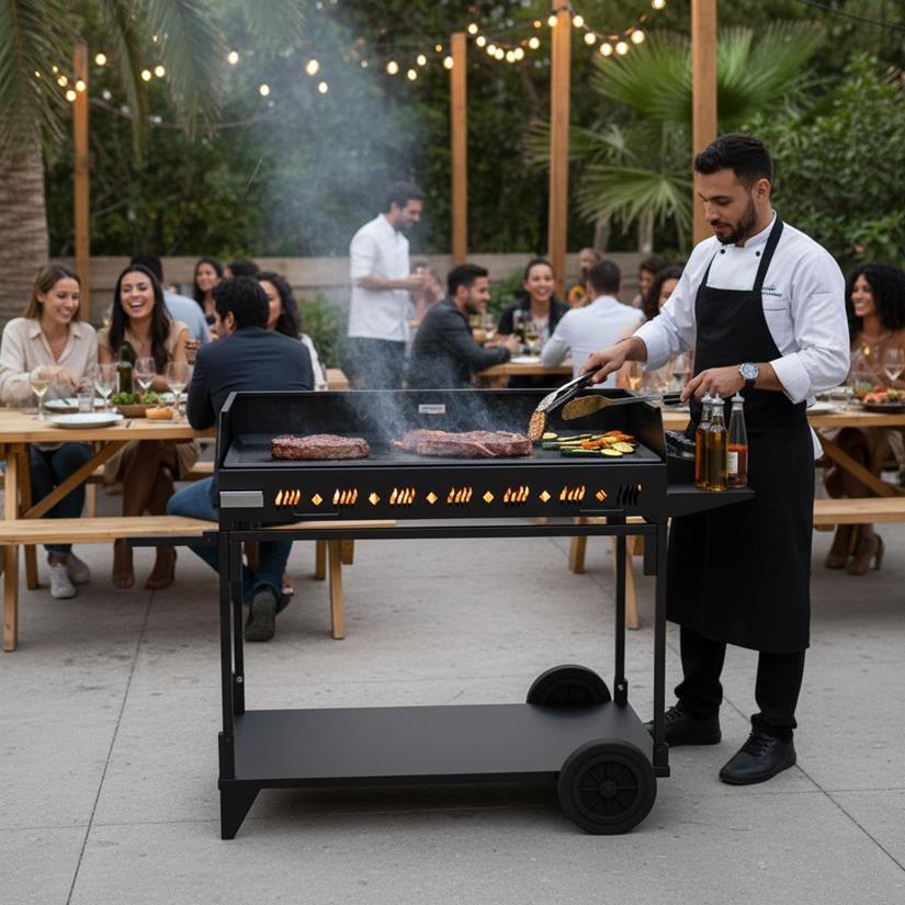 Plancha Exception Pakita 4105 + Chariot Noir