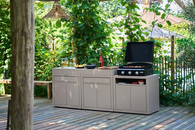 Plancha AMALIA PRO Gaz 360 Noire