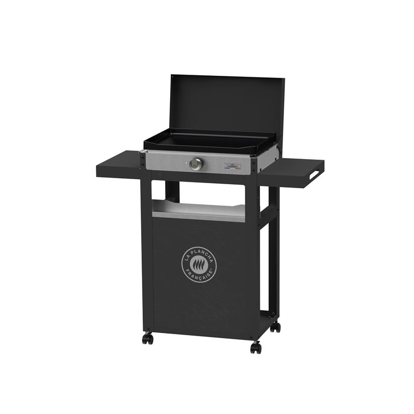 La Plancha Francaise Electrique 150 Duo Edition (Couvercle, Chariot, Porte Épices Et Rideau Inclus)