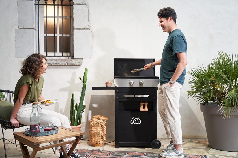 Plancha Original électrique 260 duo Edition (chariot et couvercle inclus)