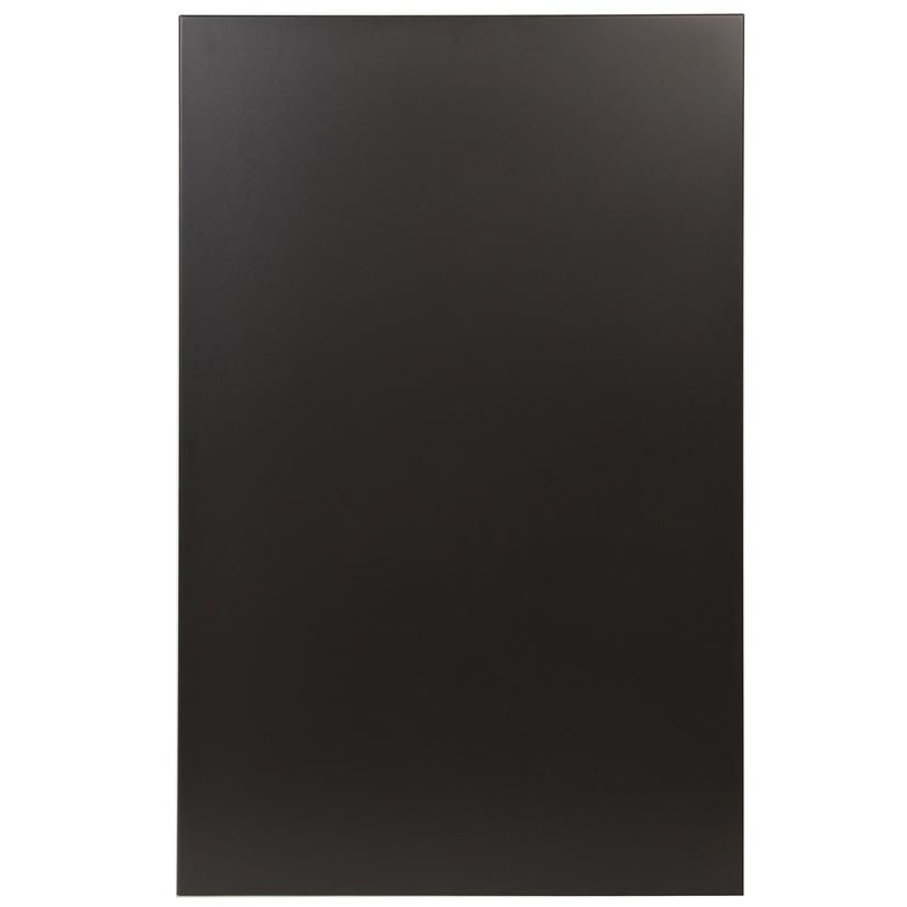 Plaque Murale Unie Noire L75 H120