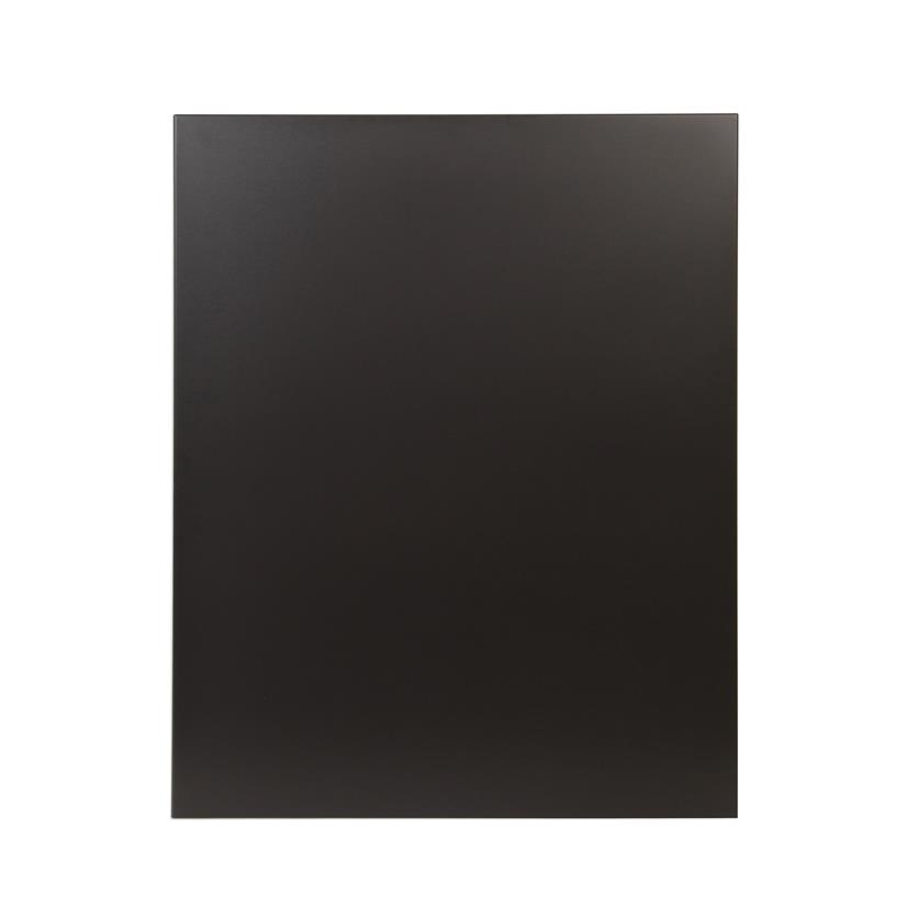 Plaque Murale Unie Noire L75 H100