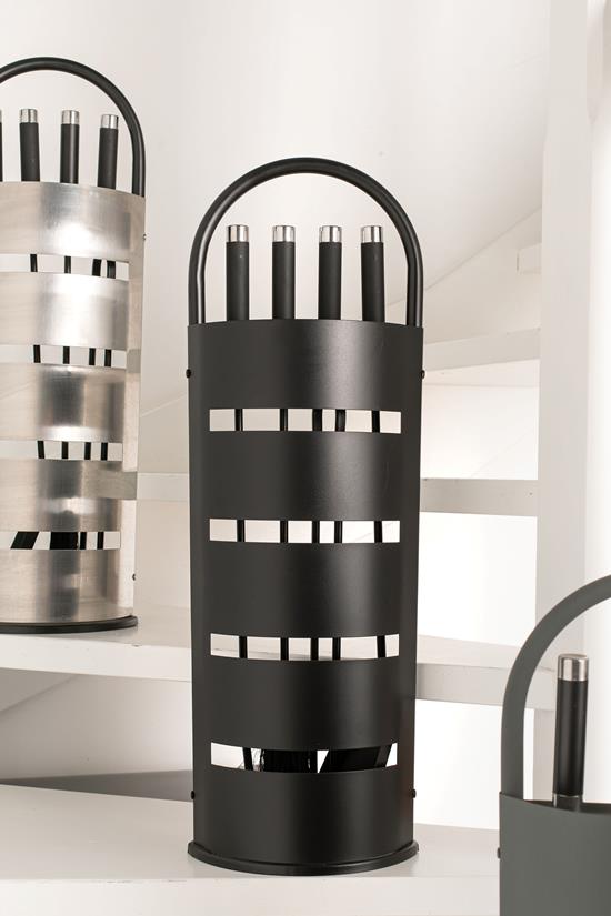 Elaia Basic Fireplace Tool Set, Slate