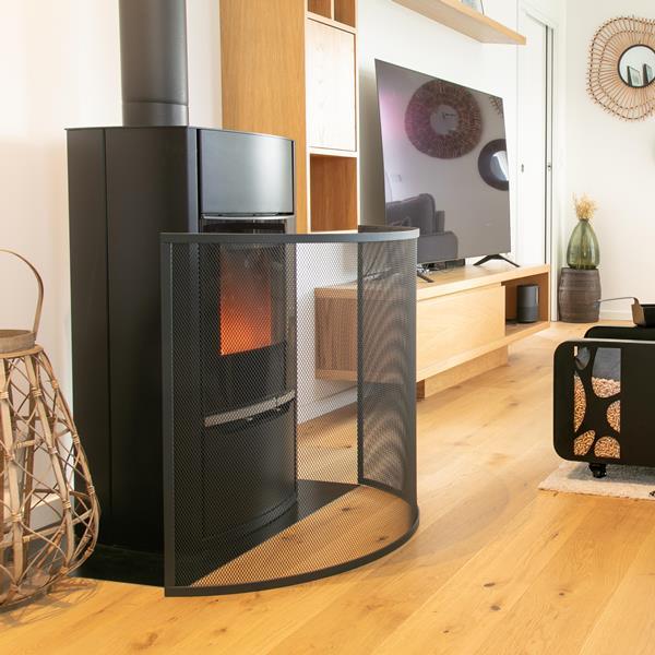 Stove fireplace screens