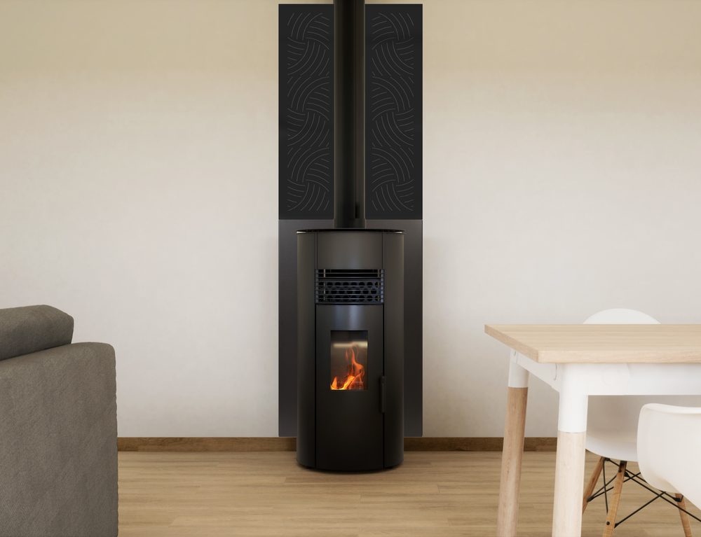 Plaque De Protection Murale Pour Poêle à Bois Bien utiliser les plaques de protection pour poêle à bois | LE MARQUIER