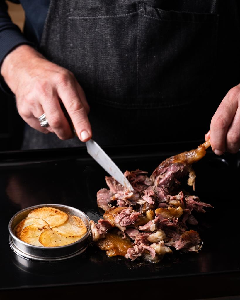 Parmentier de canard confit