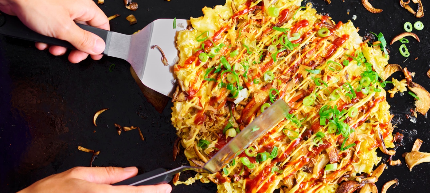 Okonomiyaki aux champignons