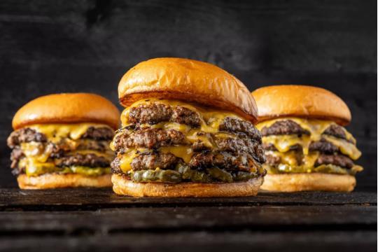 Flat Top Smashed Cheeseburger